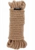 Brązowa lina do Shibari Kinbaku 10M 7 mm